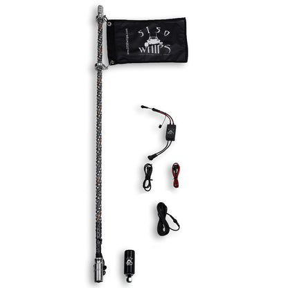 Platinum 187 LED Whip 5150 Whips