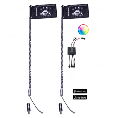 187 LED Whips – Pair