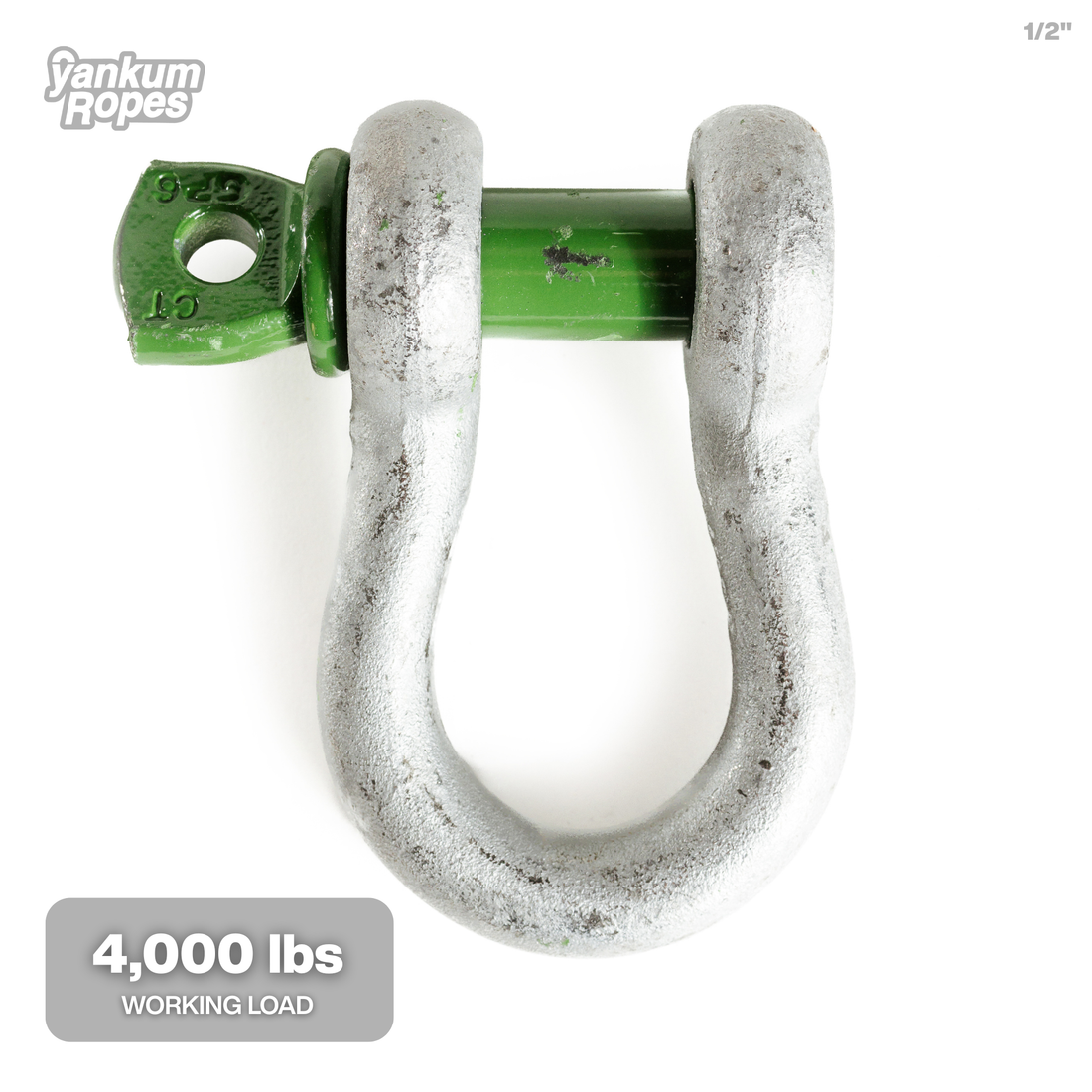 1/2in Green Pin Shackle