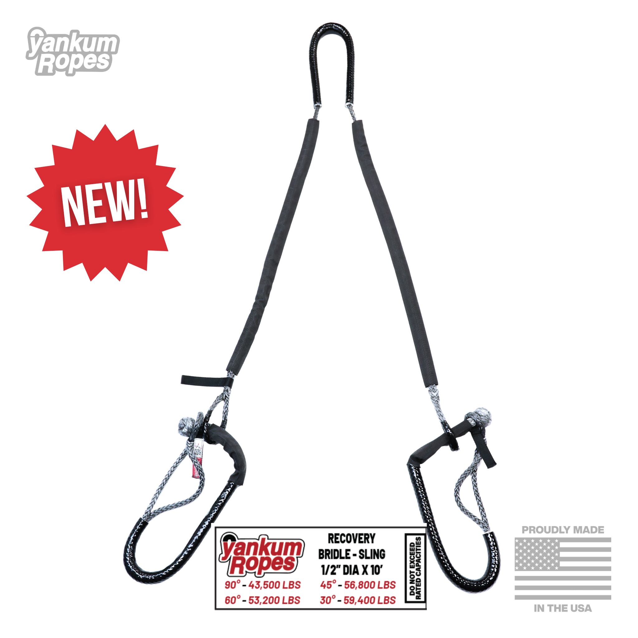 Heavy Duty Static Bridle Yankum Ropes