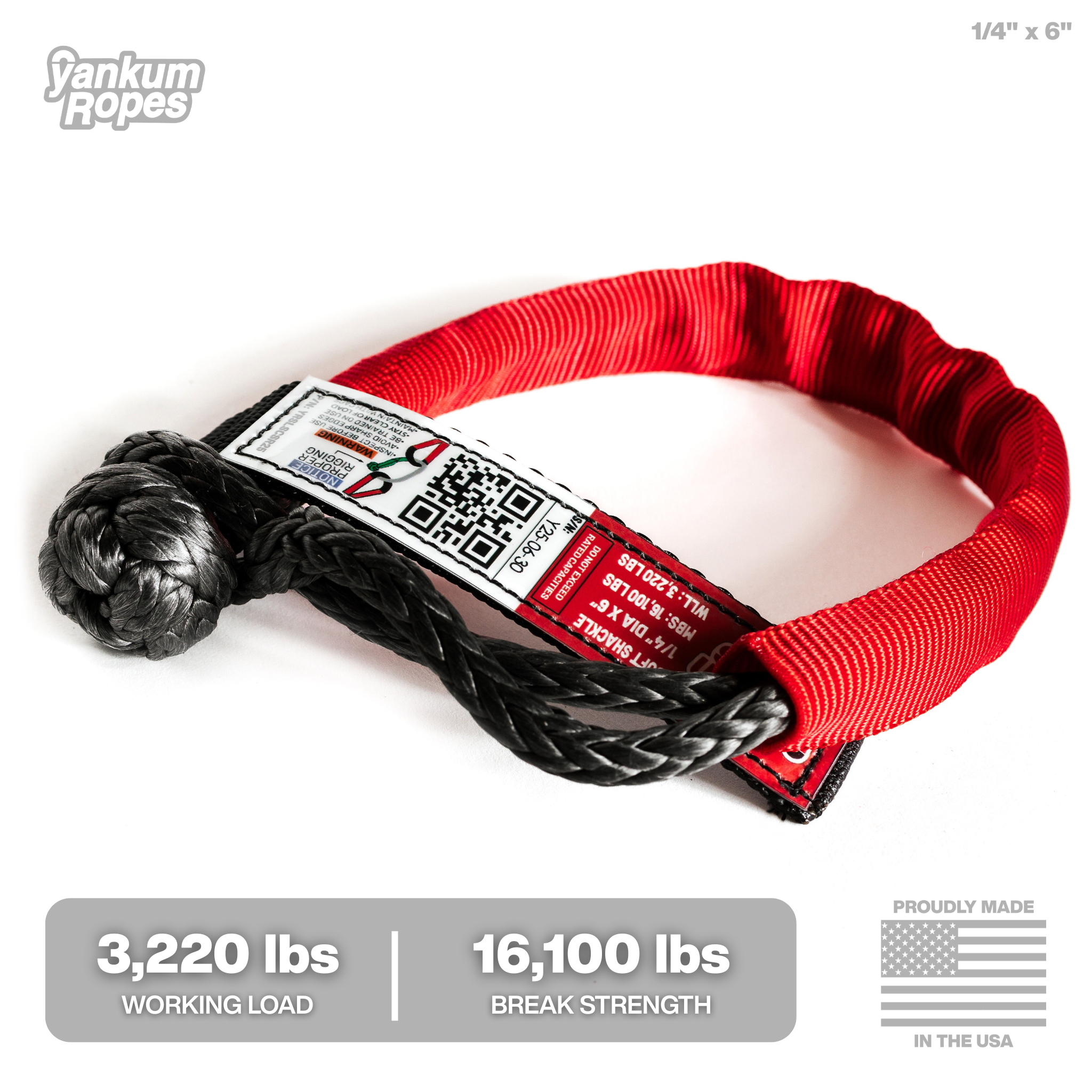1/4" Soft Shackle