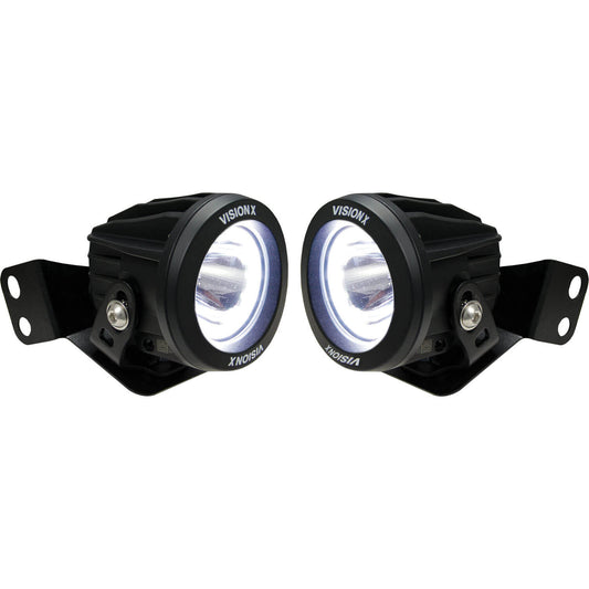 2008-2019 Polaris RZR A-Pillar Optimus Mounts (with 2 XIL-OPRH115 Lights)