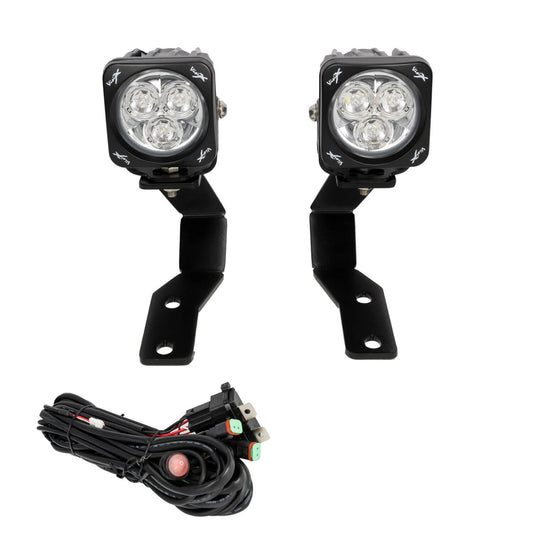2019+ Ford Ranger A-Pillar Mounts With 20 WATT Mini Cannon
