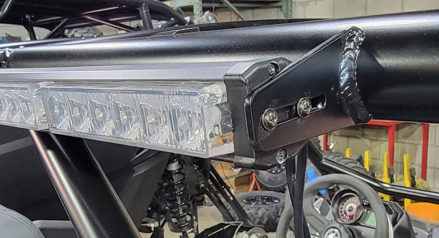 Rear Chase Light Bar Tabs for 1.75" Tube