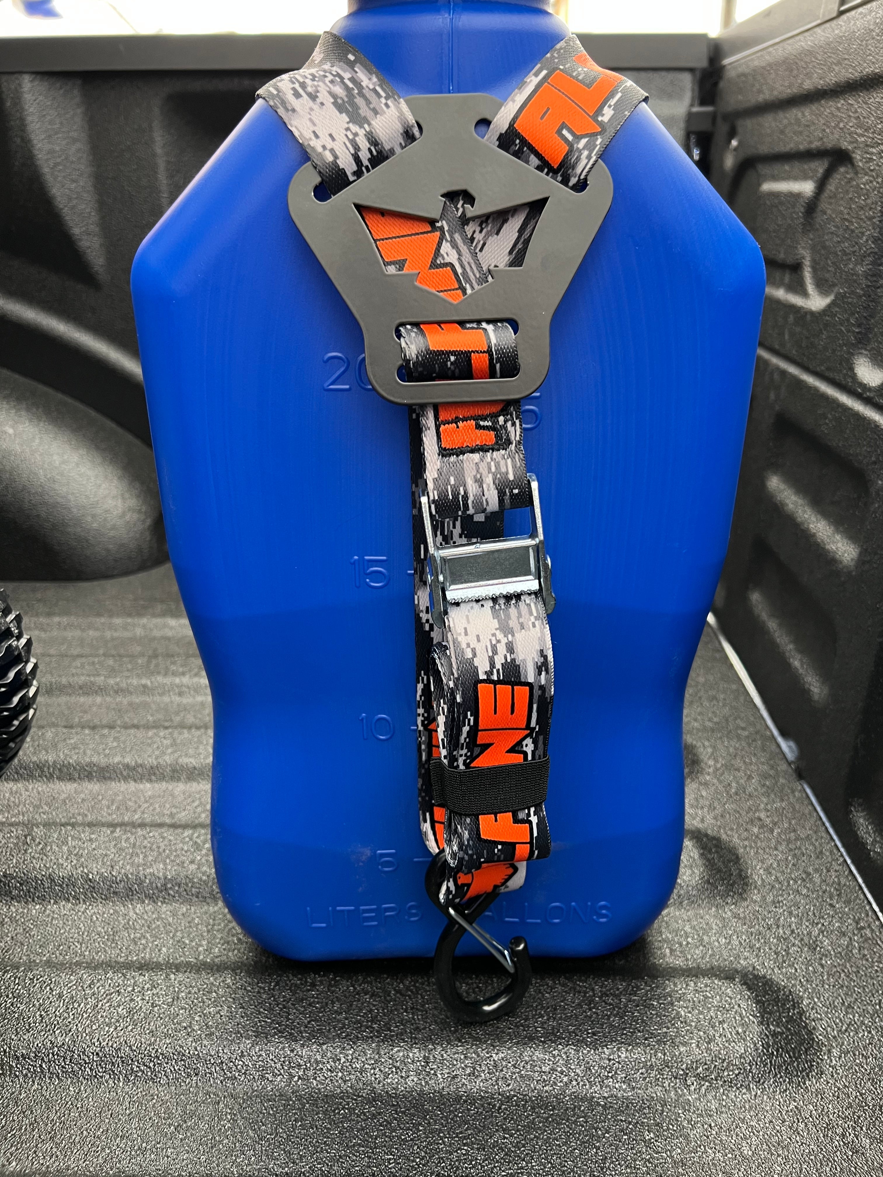 Dual Y Fuel Jug Strap-Storm Camo Alpine Offroad