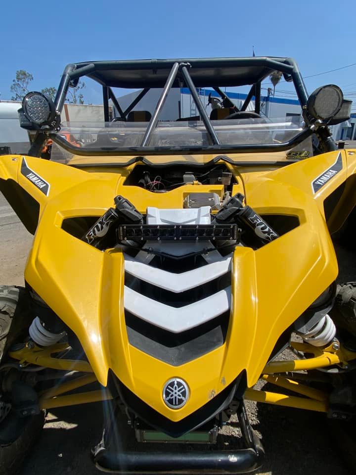 Yamaha YXZ 1000r 12" Single Row LED Bar Shock Mount