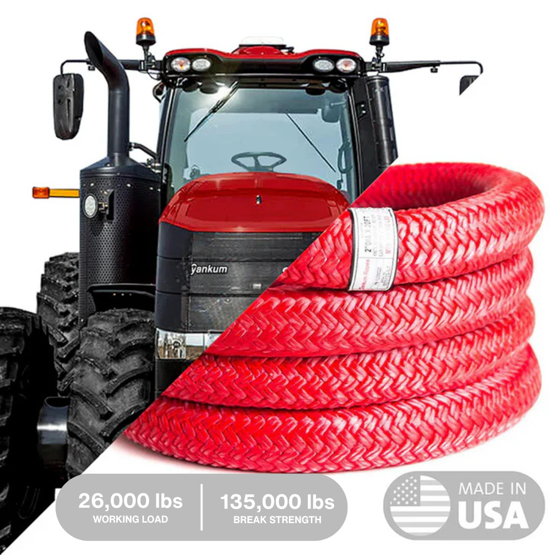 Hi-Vis Kinetic Recovery Rope Yankum Ropes