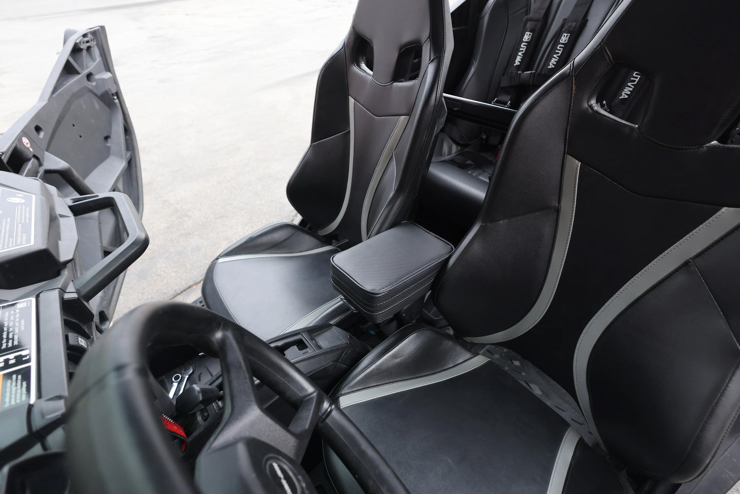 UTVMA Maverick Sport MAX Front or Rear Armrest with Bracket (2019-2024)