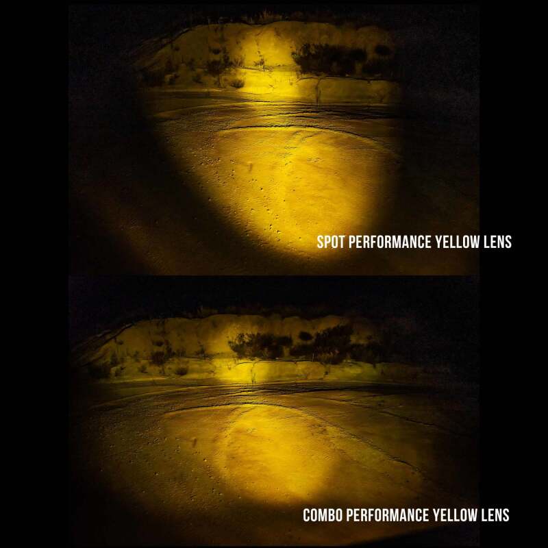 KC HiLiTES FLEX ERA LED Performance Yellow Combo Lens for Light Bars