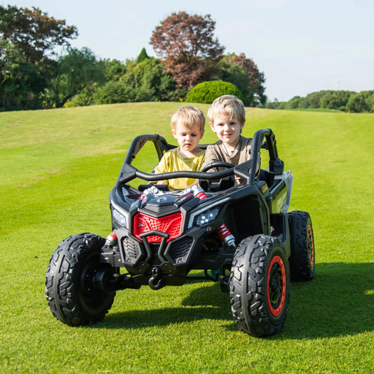 2x24V 4x4 Can-Am Maverick 2 Seater Ride on UTV for Kids