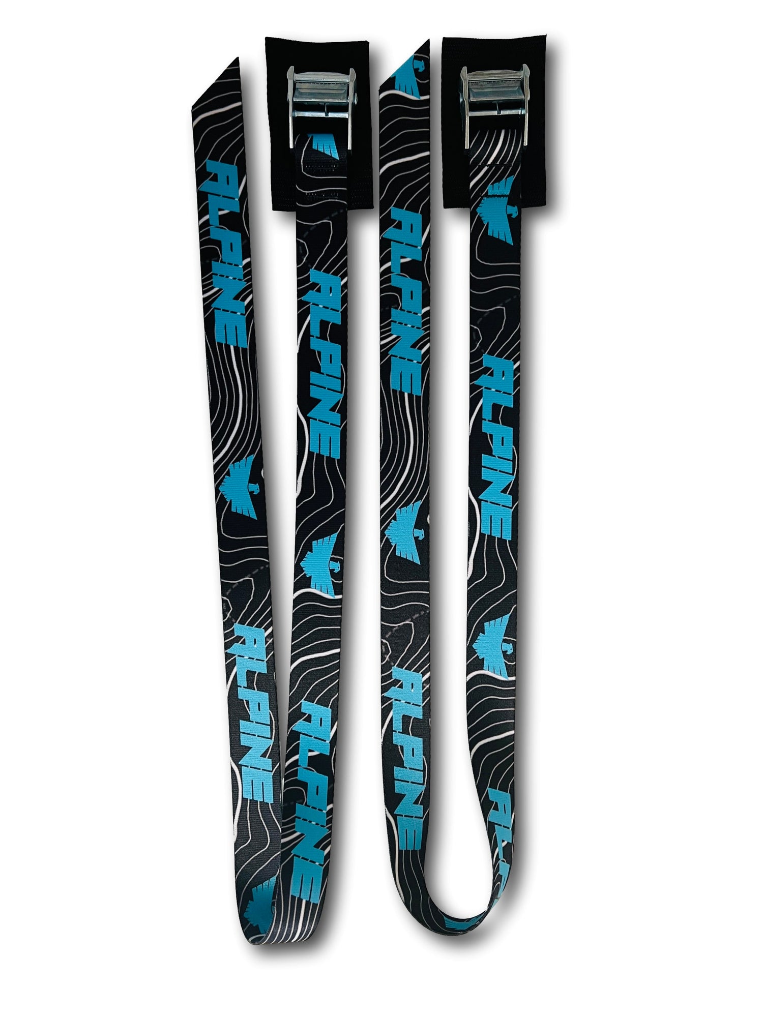 Jack Straps(Pair)- Teal Topo Alpine Offroad