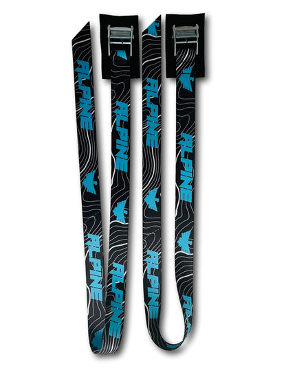 Jack Straps(Pair)- Teal Topo Alpine Offroad
