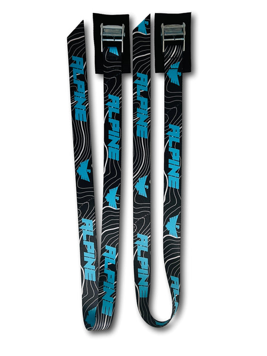 Jack Straps(Pair)- Teal Topo