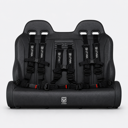 Rear Bench Seat W Harnesses for RZR 4 1000/900 (2014-2023)
