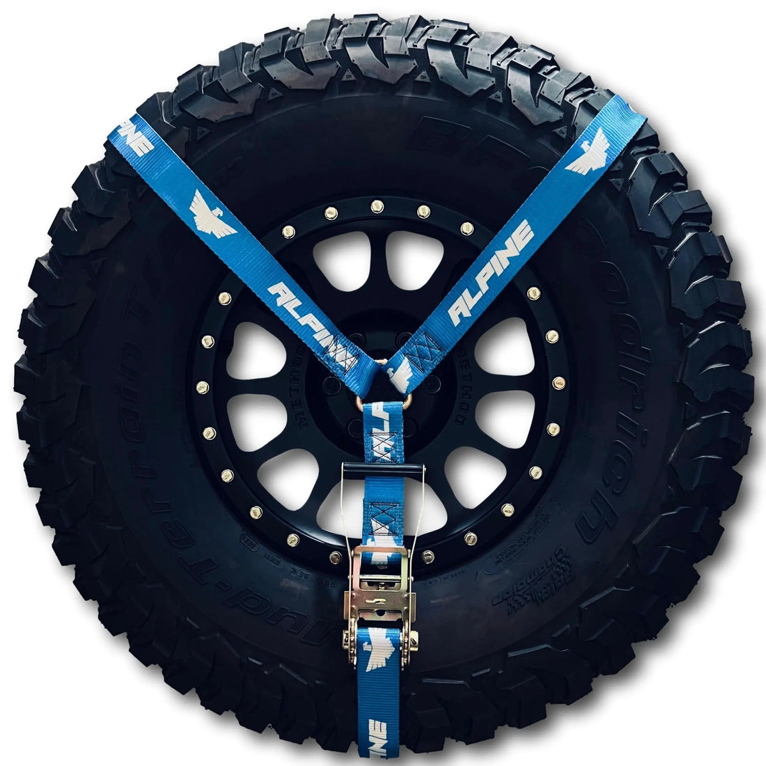 2" Blue Y Strap Alpine Offroad