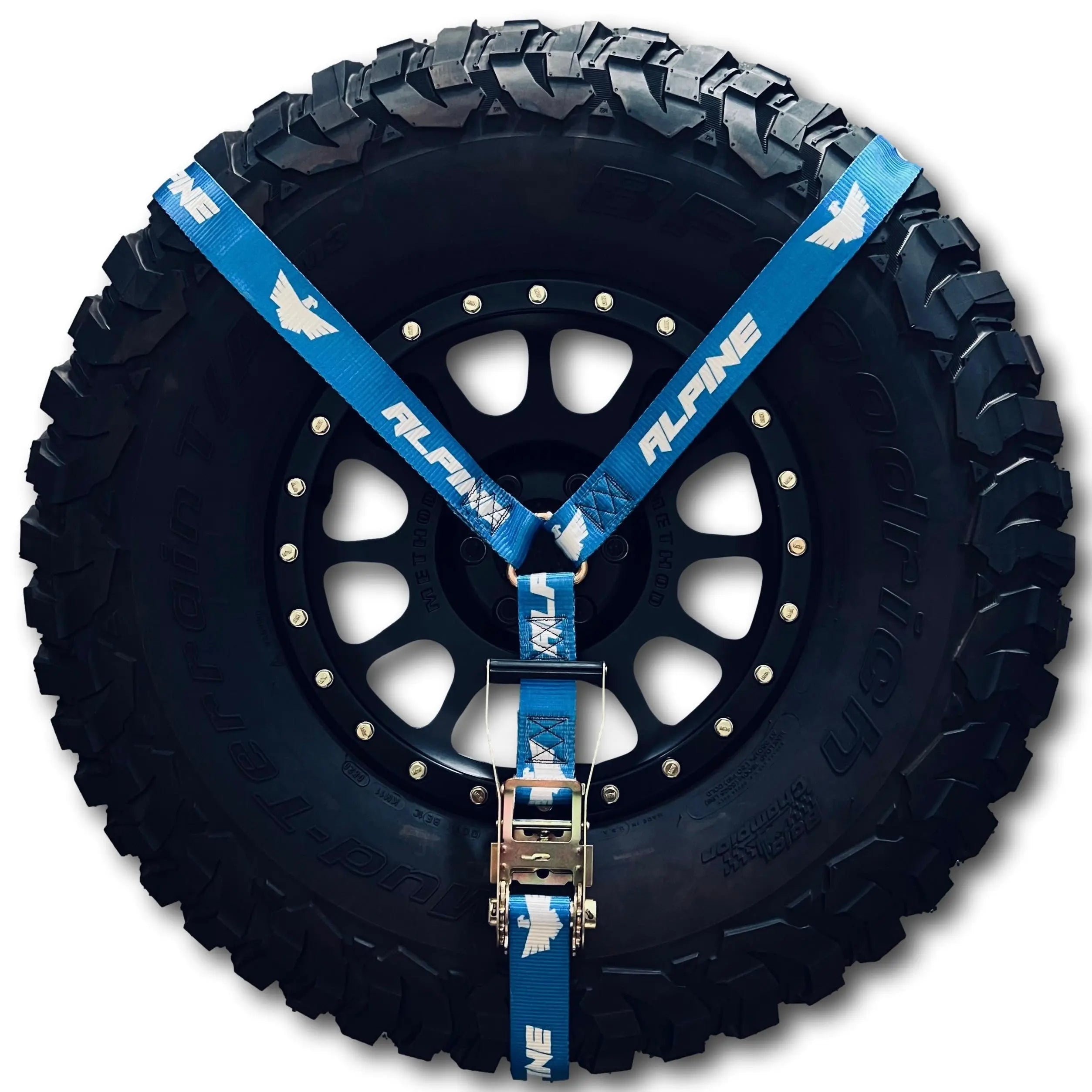 2" Blue Y Strap Alpine Offroad
