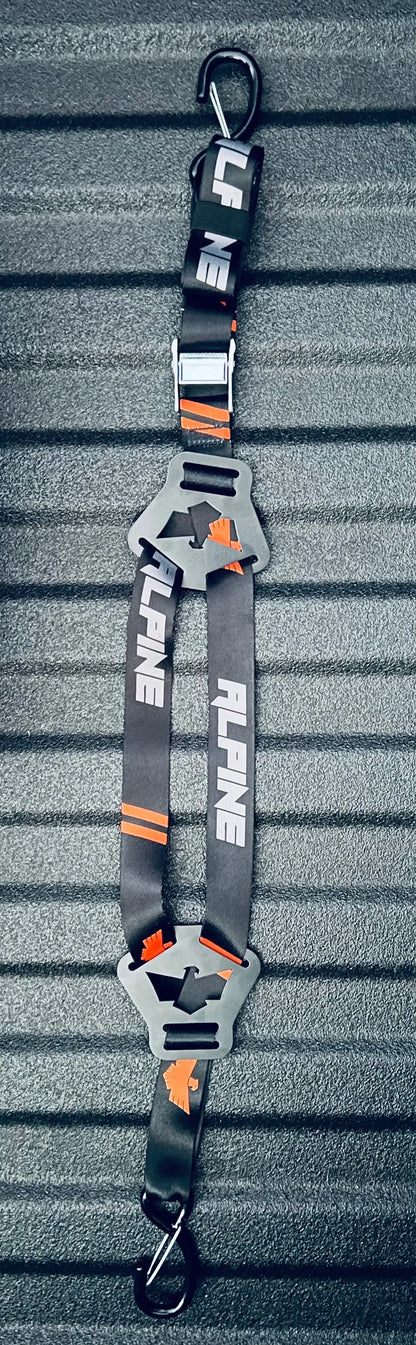 Dual Y Fuel Jug Strap- OG Black Alpine Offroad