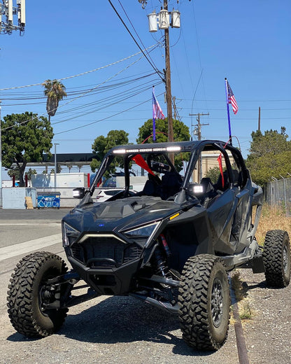 Polaris Pro R RZR 30" Roof Mounts For Light Bar or MPM Mount