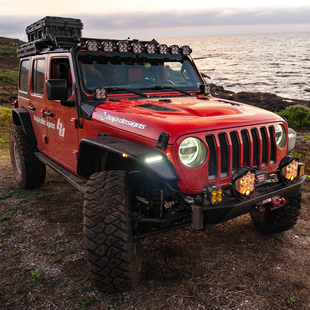 Baja Designs XL Linkable Roof Mount Light Kit | 2020-22 Gladiator | 2018-22 Wrangler JL