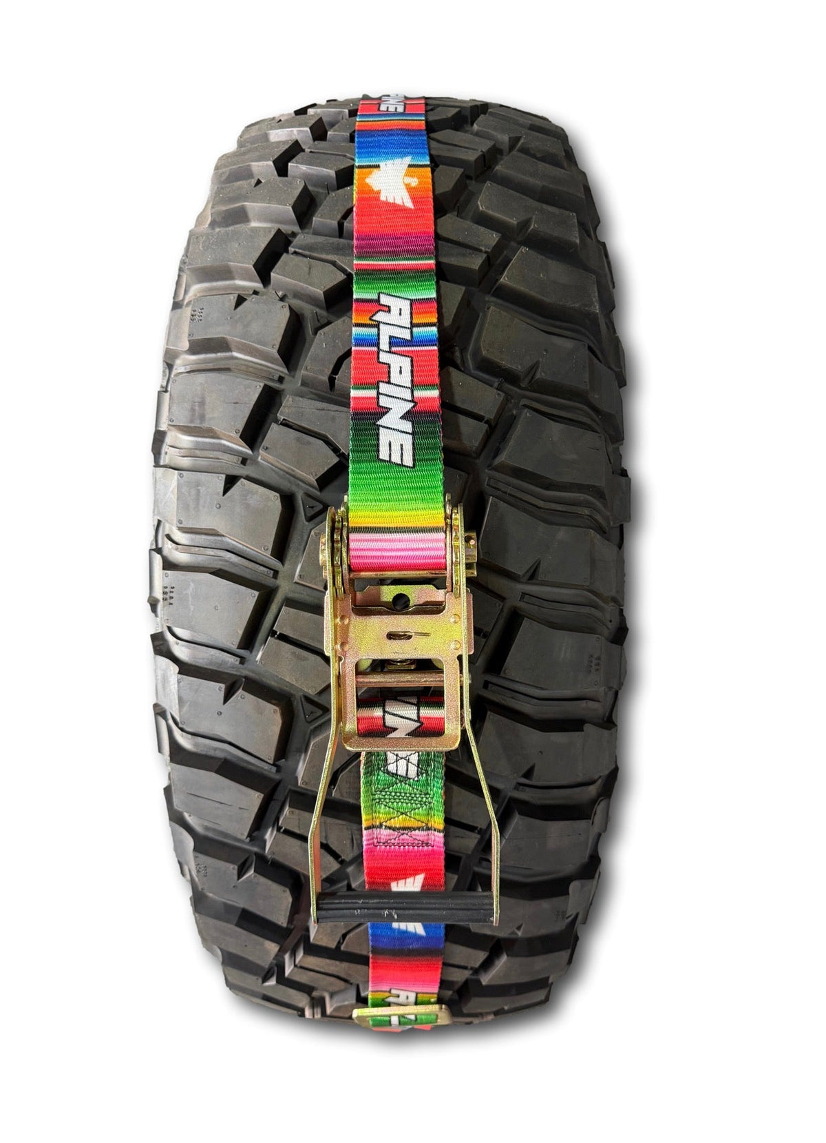 Mexican Blanket Tire Tie Down (Single Strap)