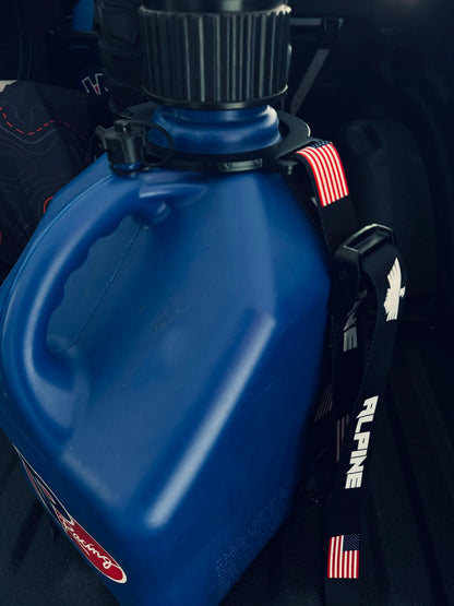Ring Fuel Jug Strap- Alpine Flag Alpine Offroad