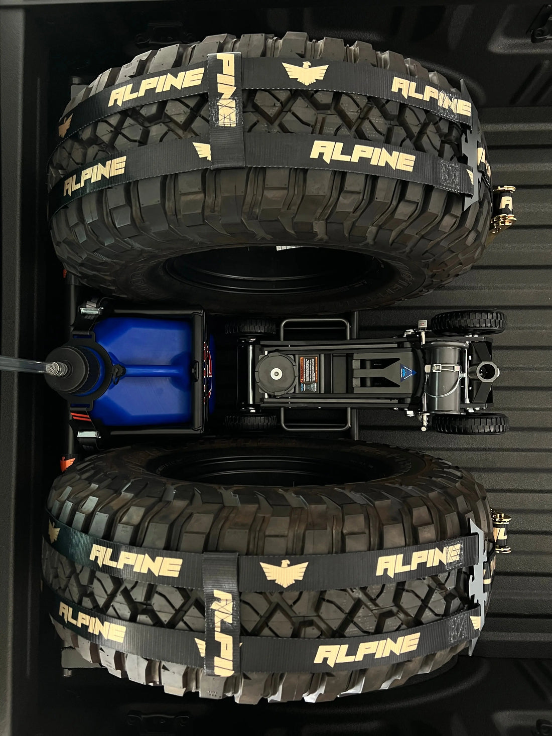 Alpine Double Eagle Straps- Gold and Black (single strap) Alpine Offroad