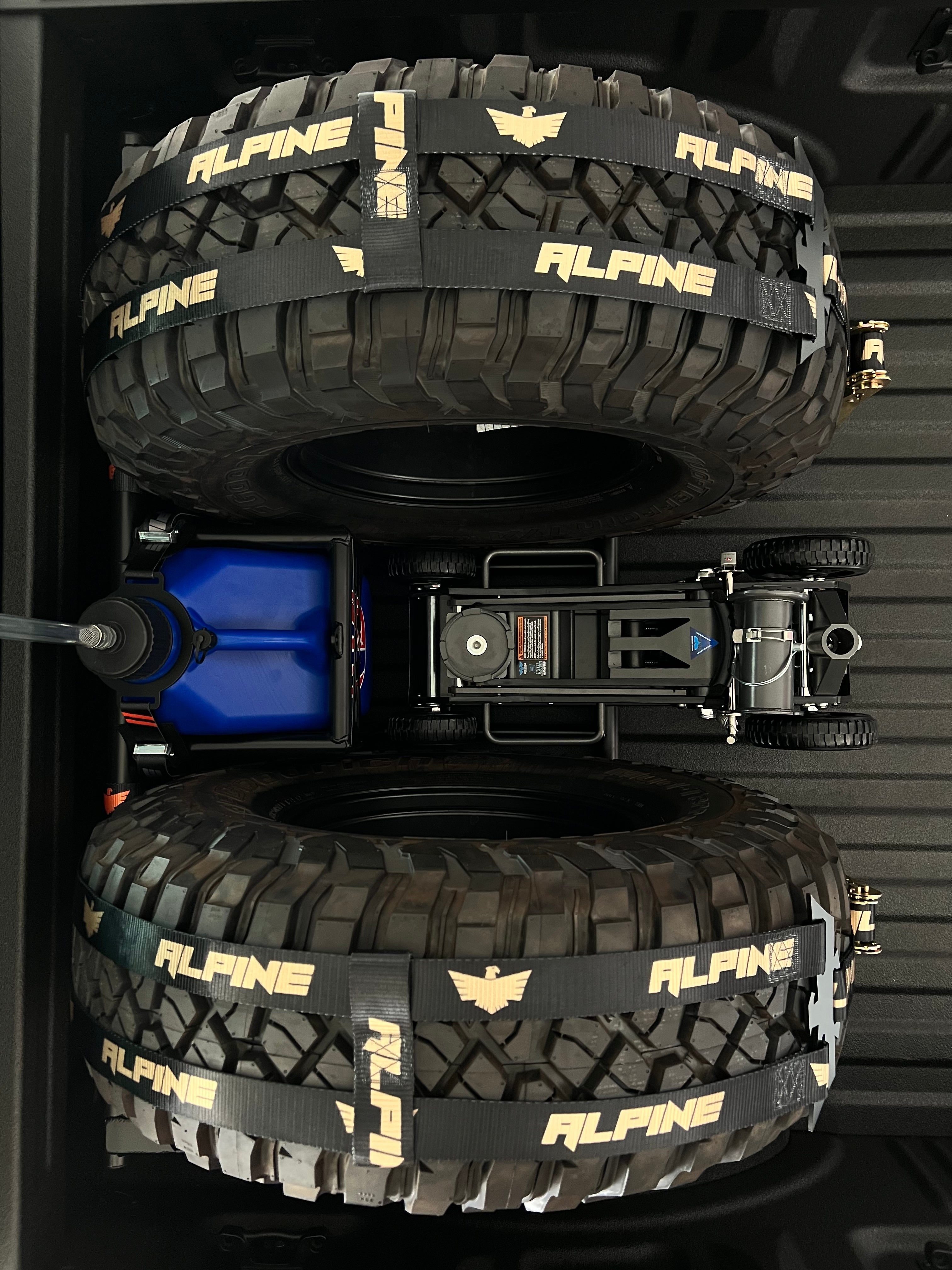 Alpine Double Eagle Straps- Gold and Black (single strap)