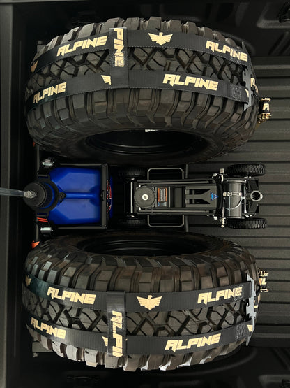 Alpine Double Eagle Straps- Gold and Black (single strap)