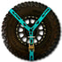 2" Teal Y Strap Alpine Offroad
