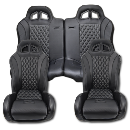 Aces Racing - 2024+ Polaris XP Bench Seat and Bucket Seat Combo