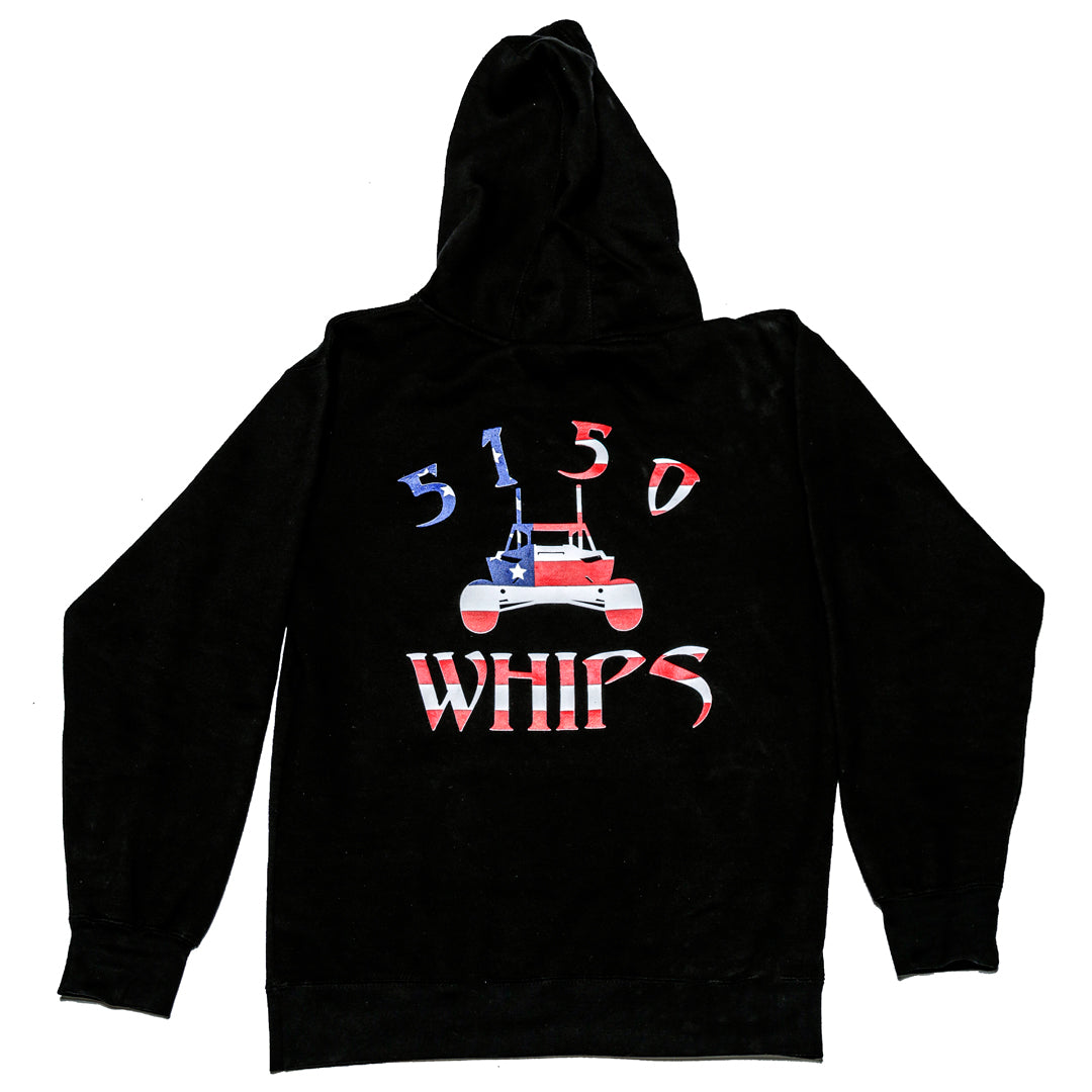 5150 Whips American Flag Hoodie 5150 Whips