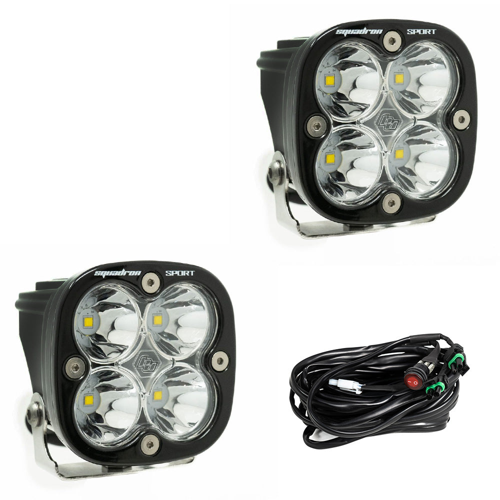 Baja Designs Squadron Sport LED Auxiliary Light Pod Pair | Universal