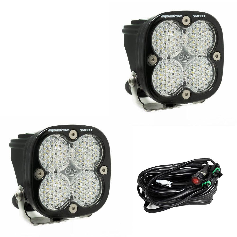 Baja Designs Squadron Sport LED Auxiliary Light Pod Pair | Universal
