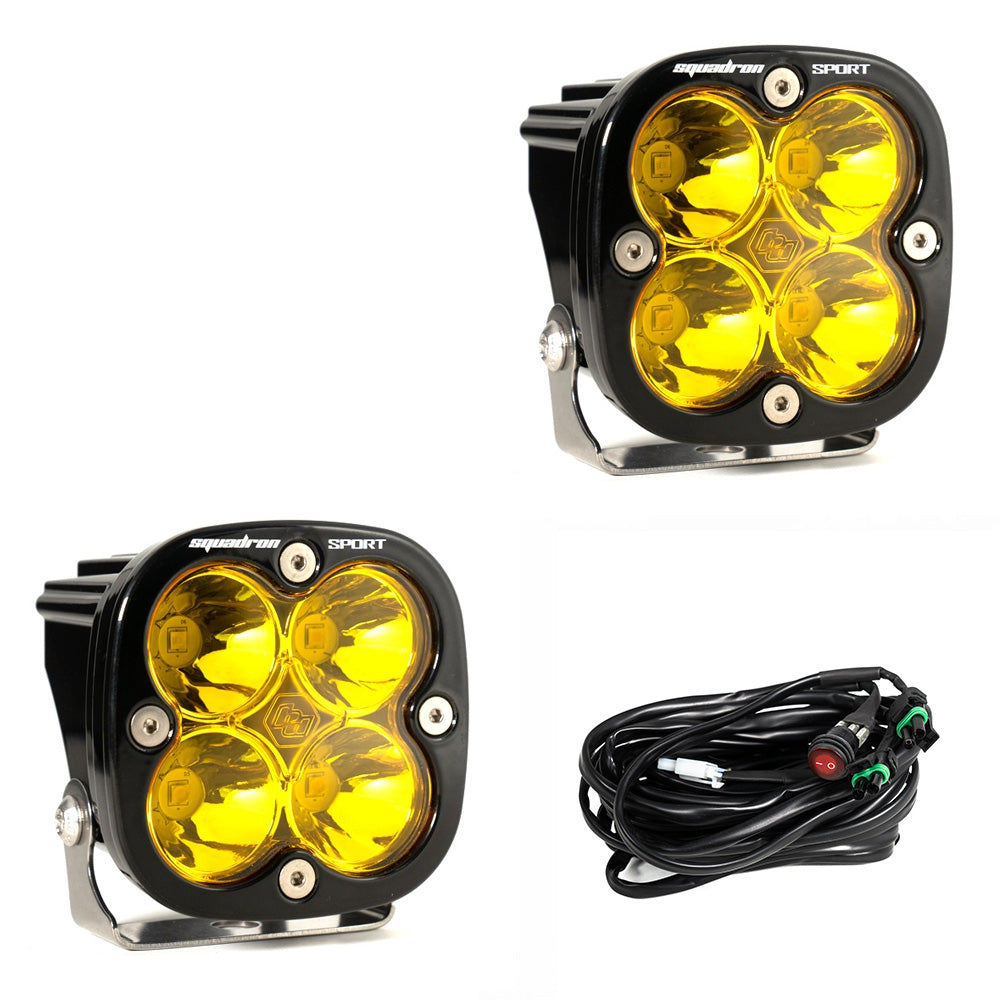 Baja Designs Squadron Sport LED Auxiliary Light Pod Pair | Universal
