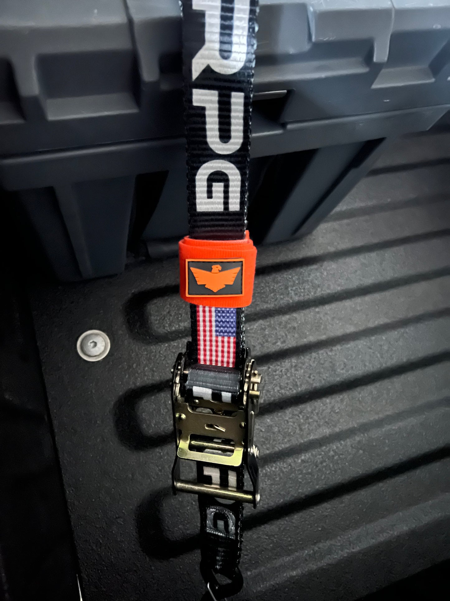 Alpine Strap Keeper-Orange (sold in pairs)