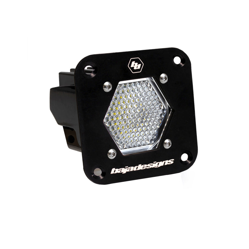 S1 Black Flush Mount LED Auxiliary Light Pod