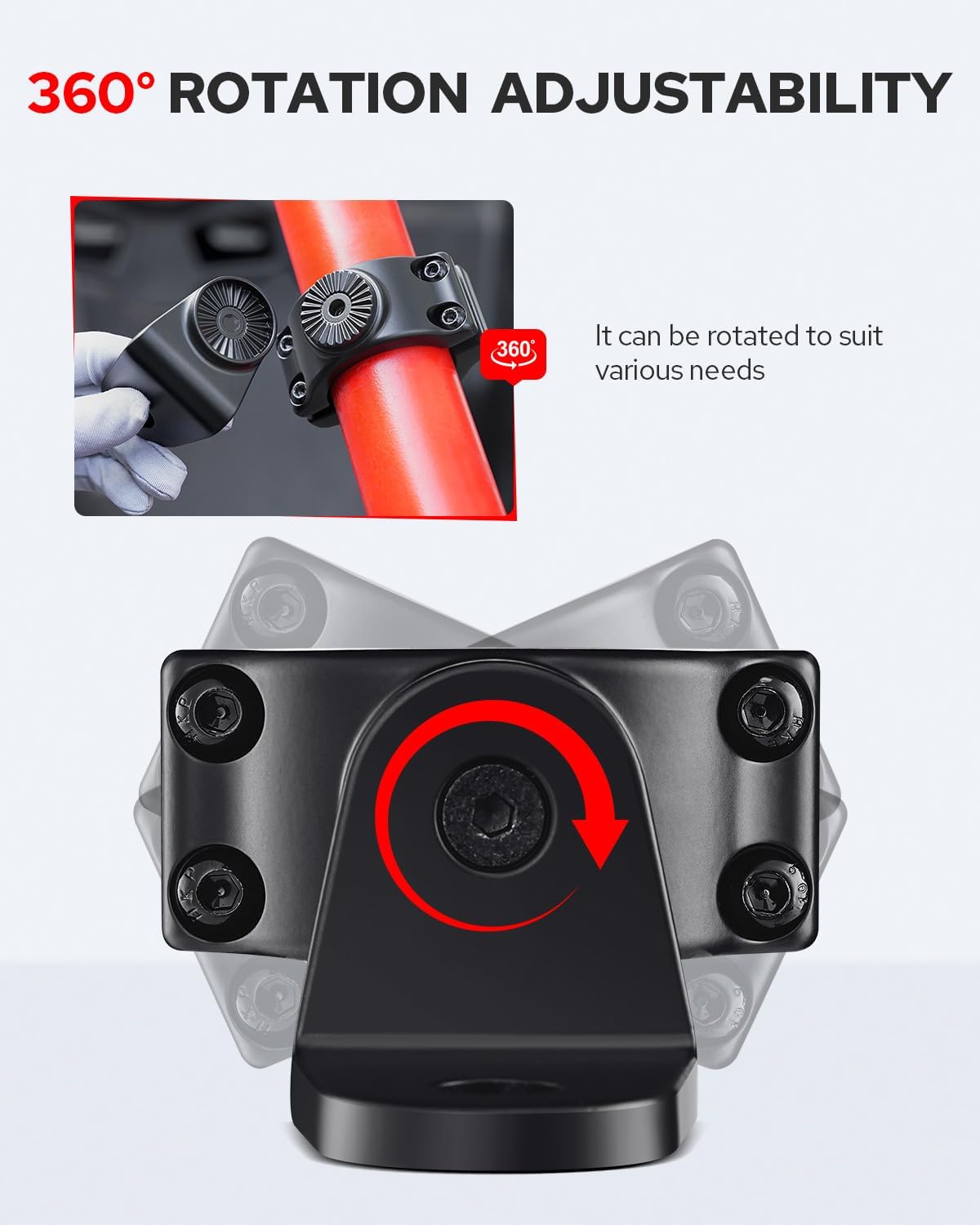 1.75 &amp; 2" Tube Clamp Mounts Pair - Fits RZR Pro Cages