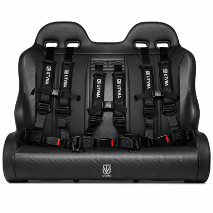 Maverick Sport Max Rear Bench with Harnesses (2019+)