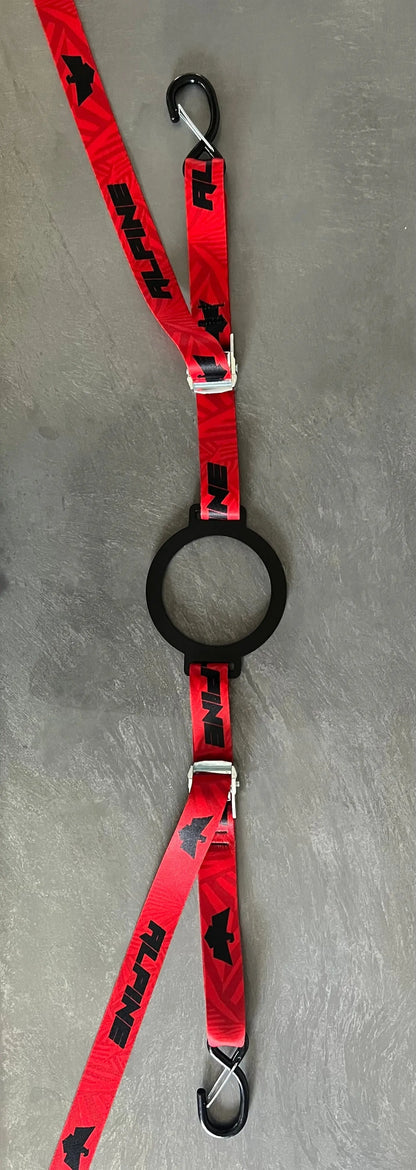 Ring Fuel Jug Strap- Red Dazzle Alpine Offroad