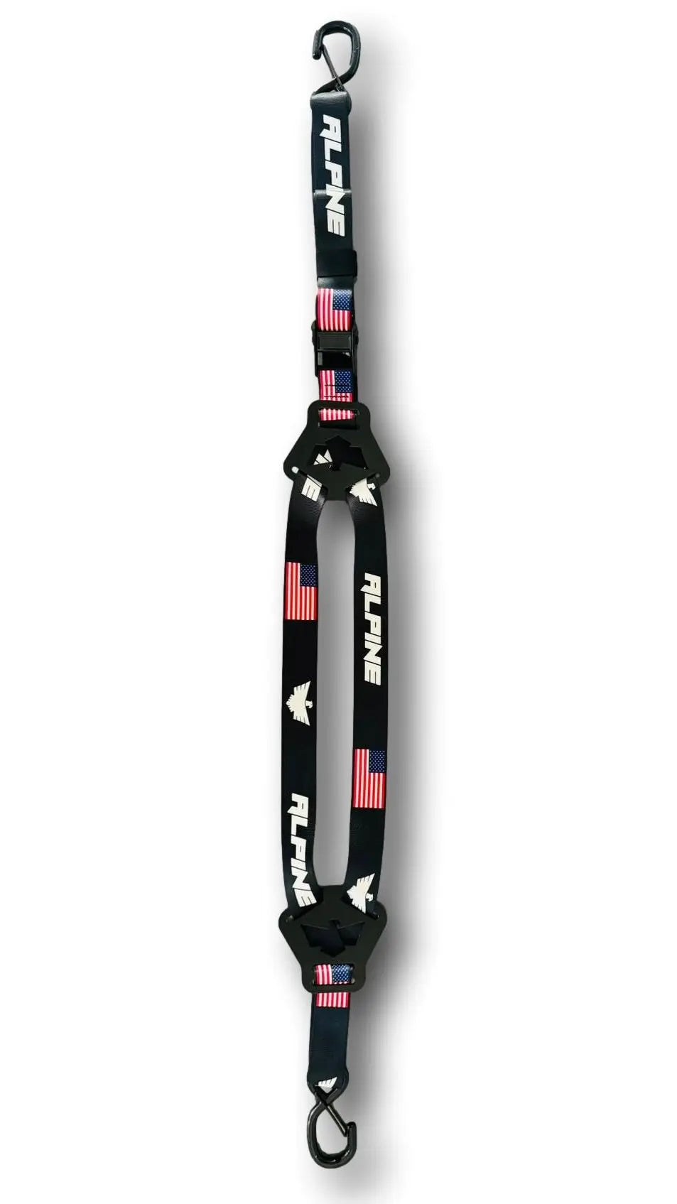 Dual Y Fuel Jug Strap- Alpine Flag Alpine Offroad
