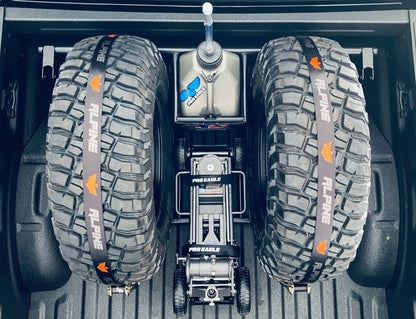 Black OG Tire Tie Down (Single Strap) Alpine Offroad