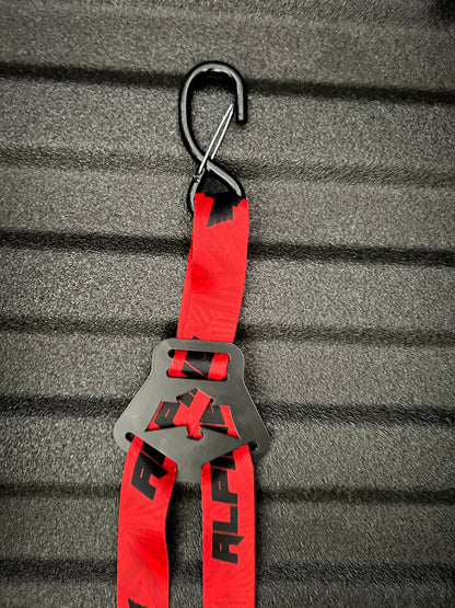 Dual Y Fuel Jug Strap- Red Dazzle Alpine Offroad