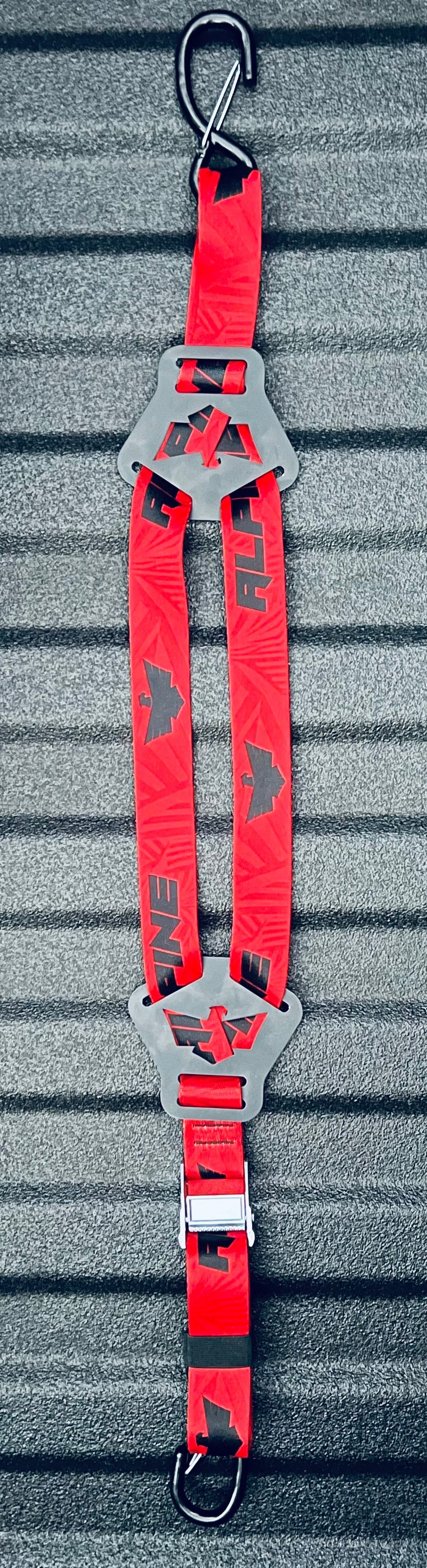 Dual Y Fuel Jug Strap- Red Dazzle Alpine Offroad
