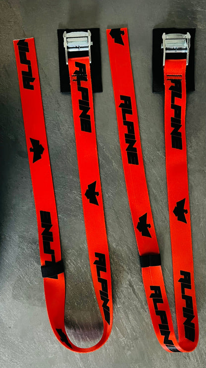 Jack Straps(Pair)- Orange Alpine Offroad
