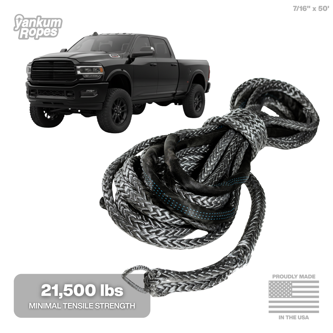 7/16" Diameter Winch Line