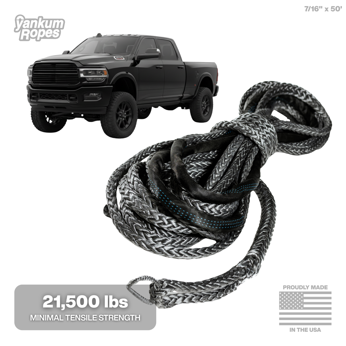 7/16" Diameter Winch Line