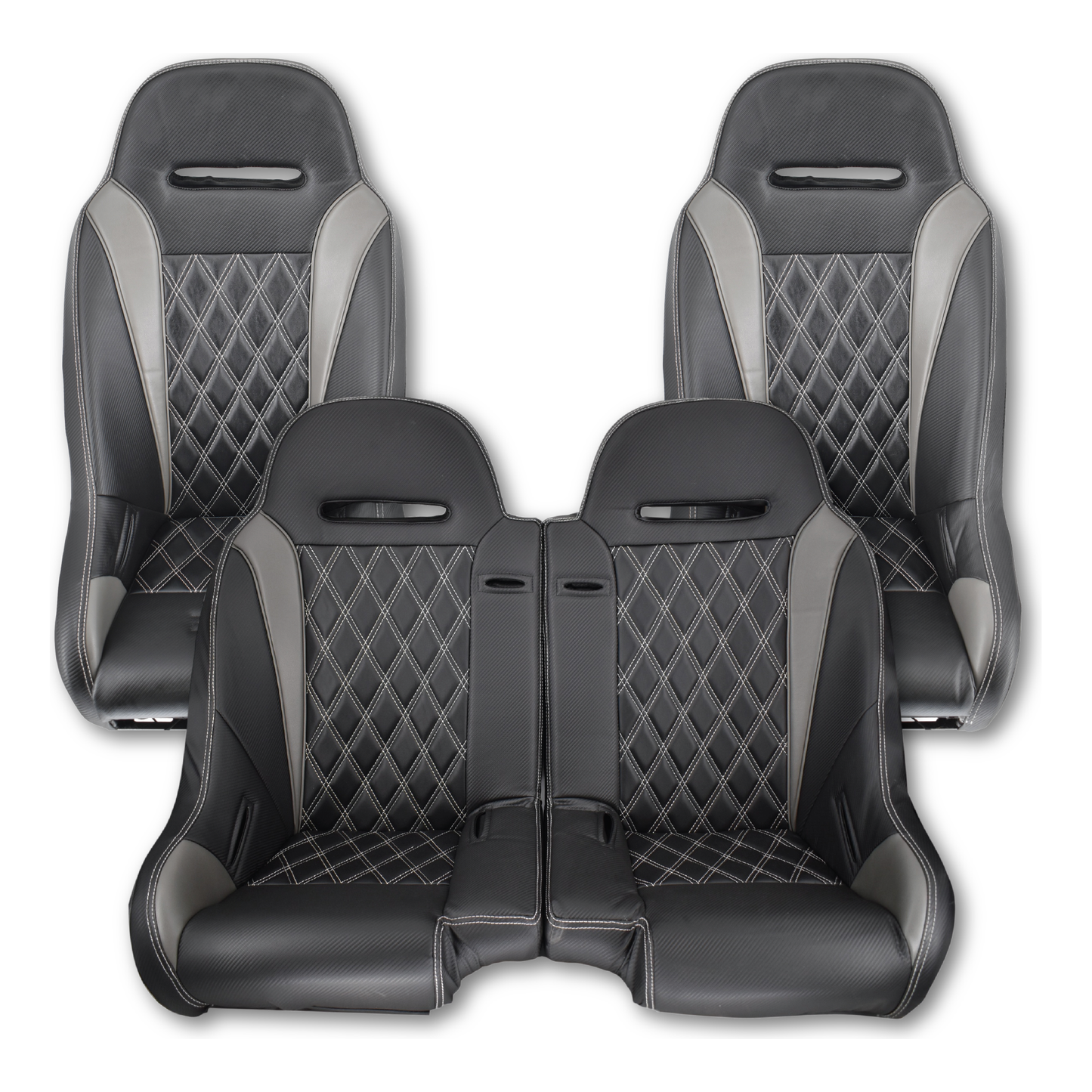 Aces Racing - 2024+ Polaris XP Bench Seat and Bucket Seat Combo