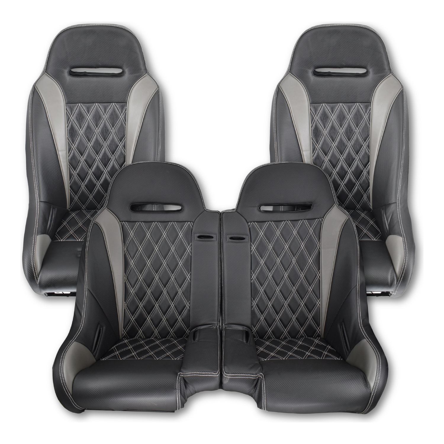 Aces Racing - 2024+ Polaris XP Bench Seat and Bucket Seat Combo