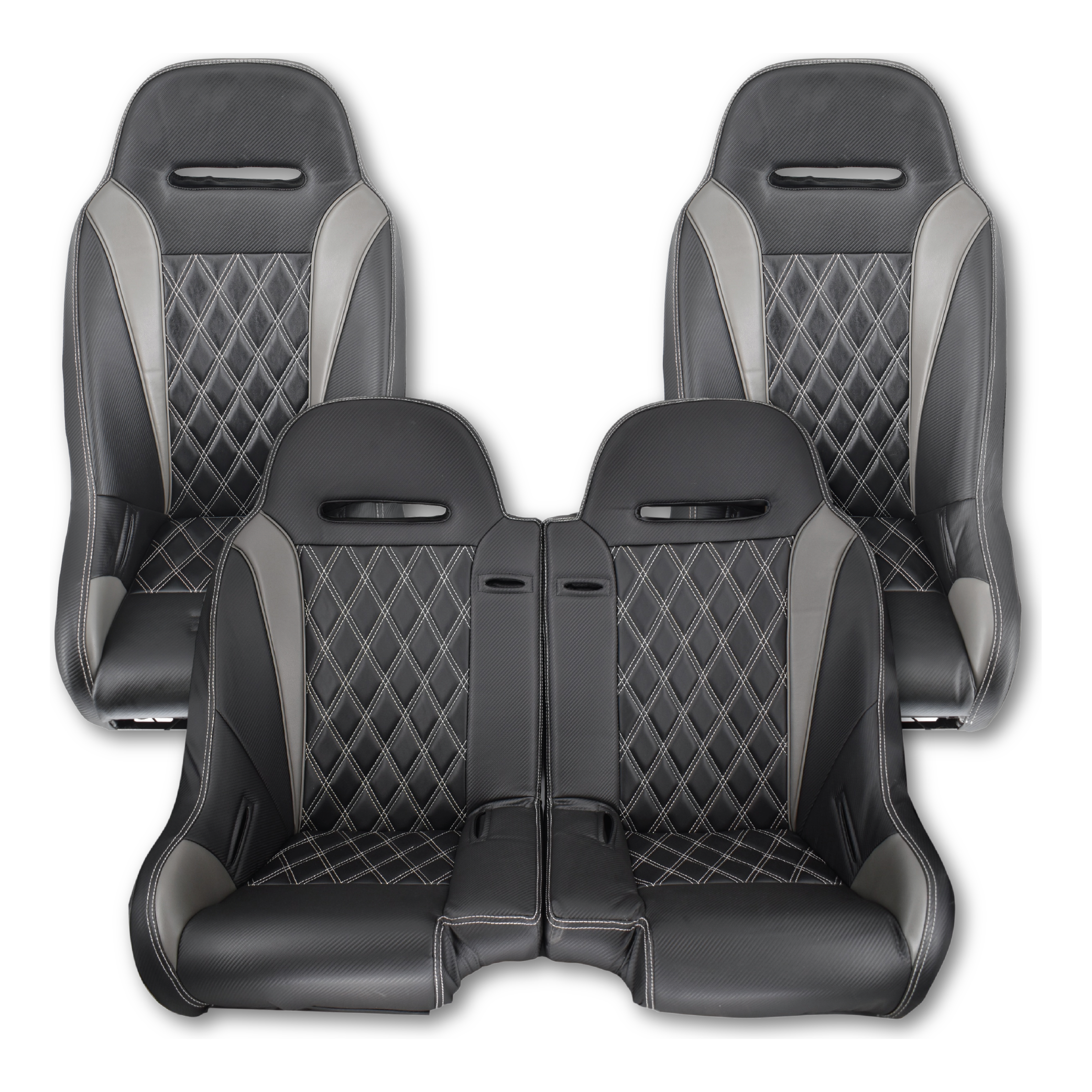 Aces Racing - 2024+ Polaris XP Bench Seat and Bucket Seat Combo