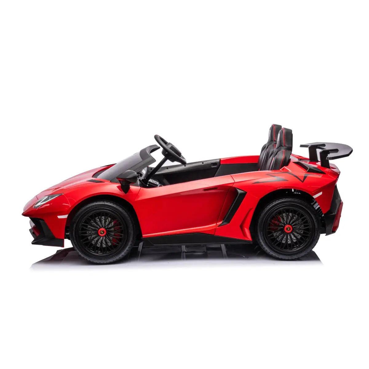 24V Lamborghini Aventador 2 Seater Ride On Car for Kids: Advanced Brushless Motor &amp; Differential for High-Octane Fun